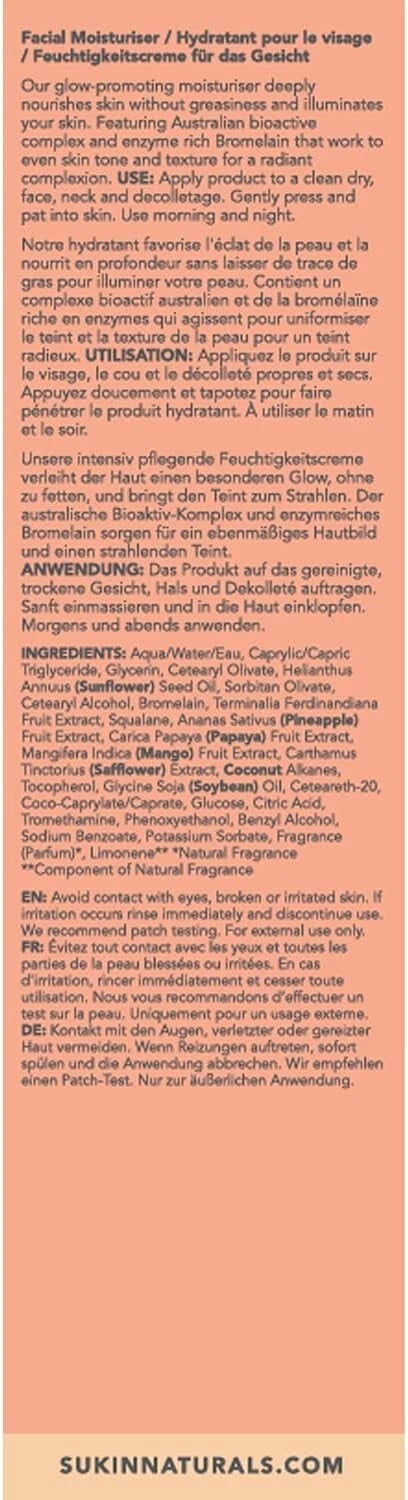 Sukin Brightening Illuminating Moisturiser 60ml