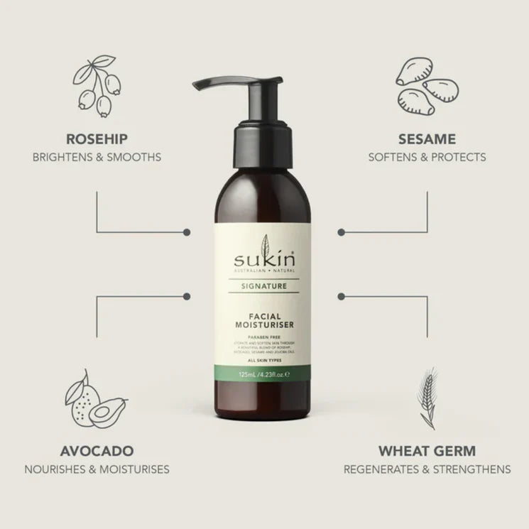 Sukin Signature Facial Moisturiser 125ml