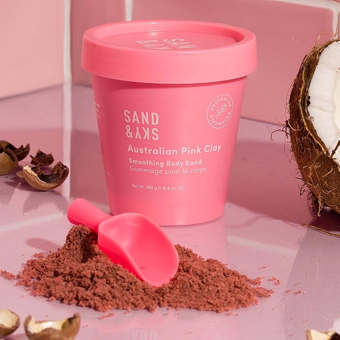 Sand & Sky Australian Pink Clay Body Scrub 180g